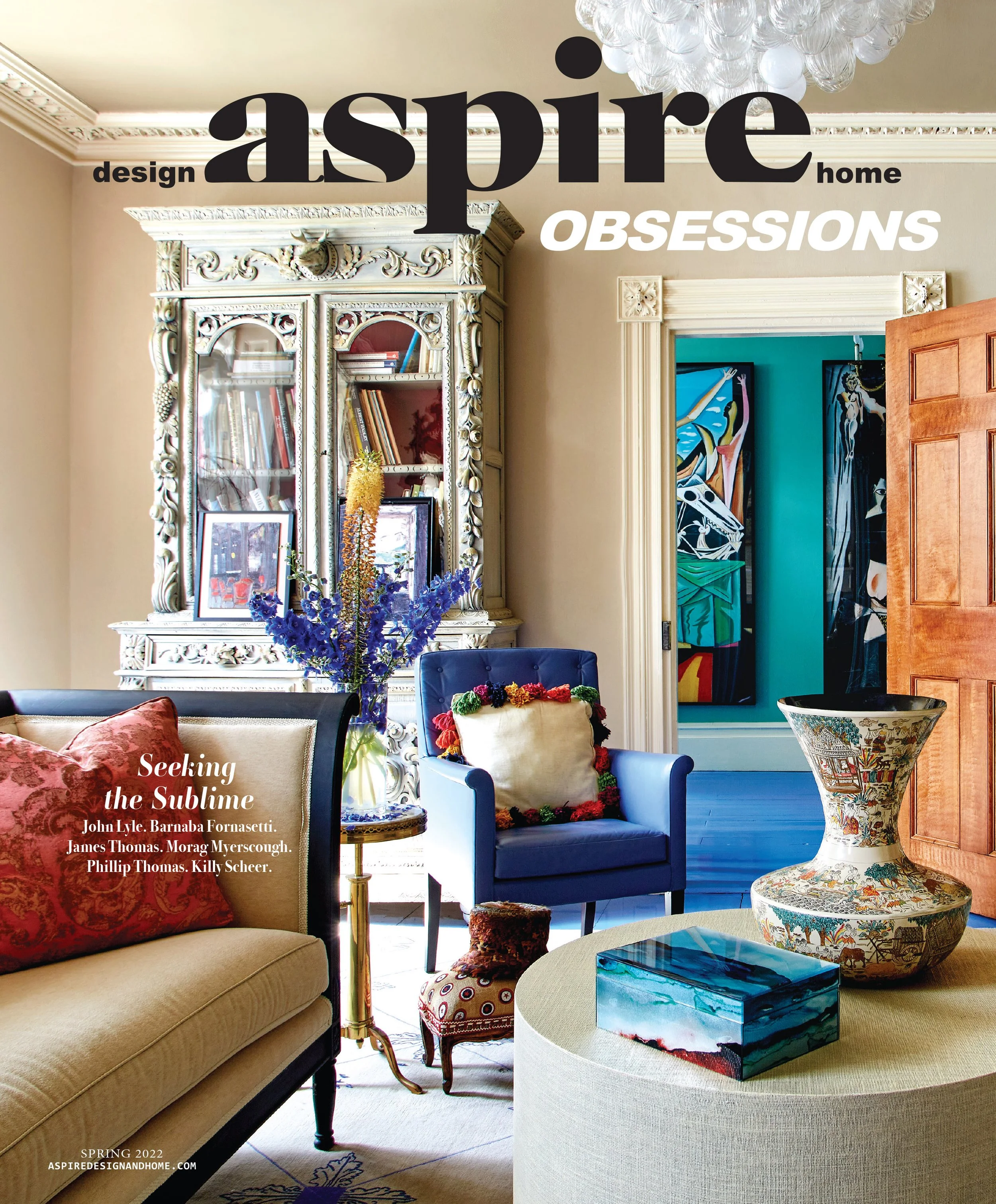 The Color Rich Home of John Lyle - In the Aspire Design and Home